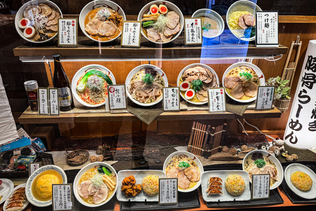 The creation of plastic foods to advertise Japanese restaurants’ menus is practically an art form