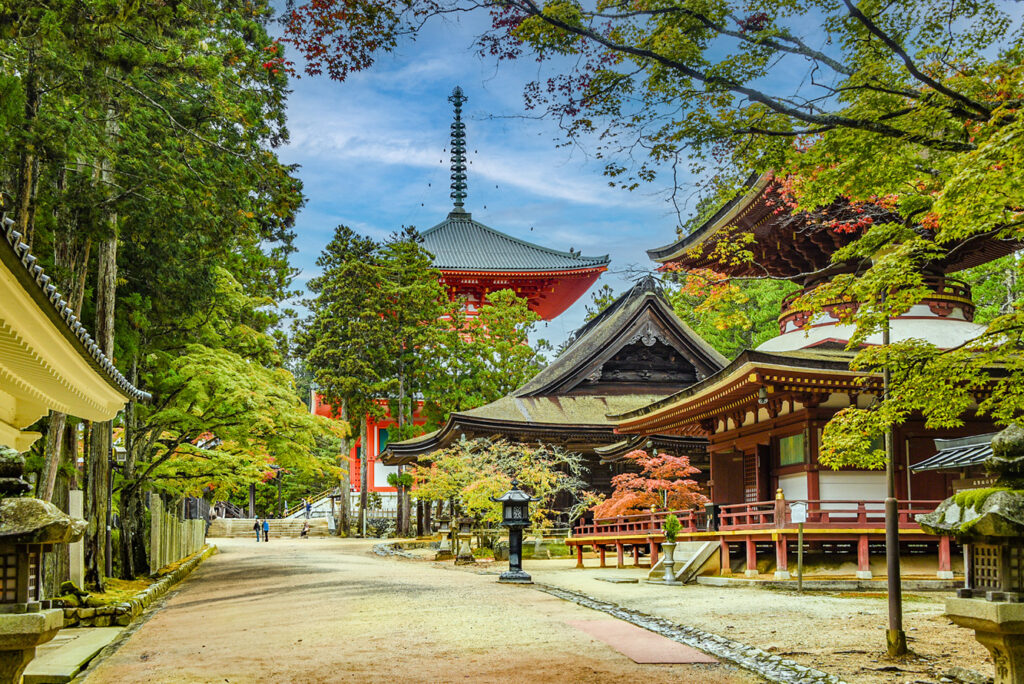Danjo Garan temple campus of 20 buildings overwhelms with its beauty and history