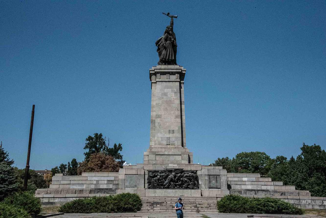 The monument to the Soviet Army remains a controversial memorial in Sofia, Bulgaria